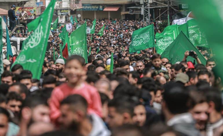 hamas protest in gaza