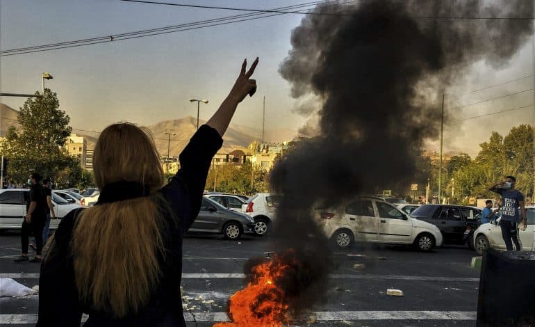 proteste gegen iran politik teheran