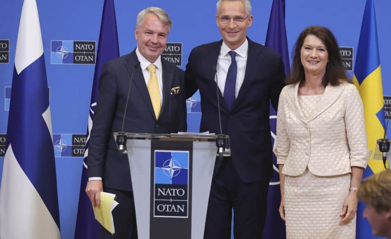 zeitnaher nato beitritt von schweden und finnland erwrtet