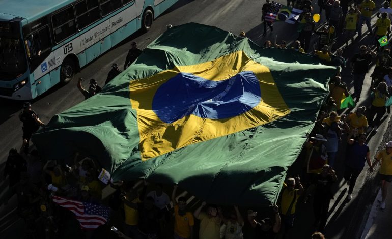 demonstration in brasilien