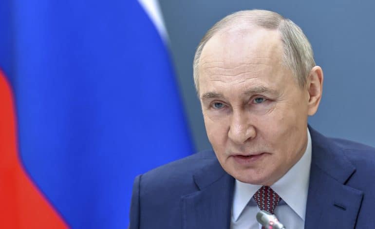 präsident putin beim wirtschaftstreffen