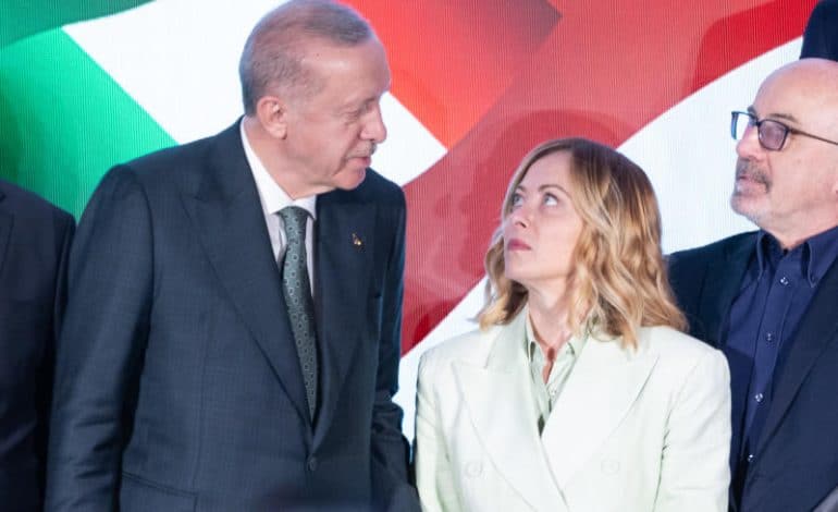 türkischer präsident erdogan in italien