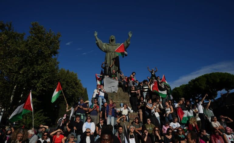 nahostkonflikt proteste in rom