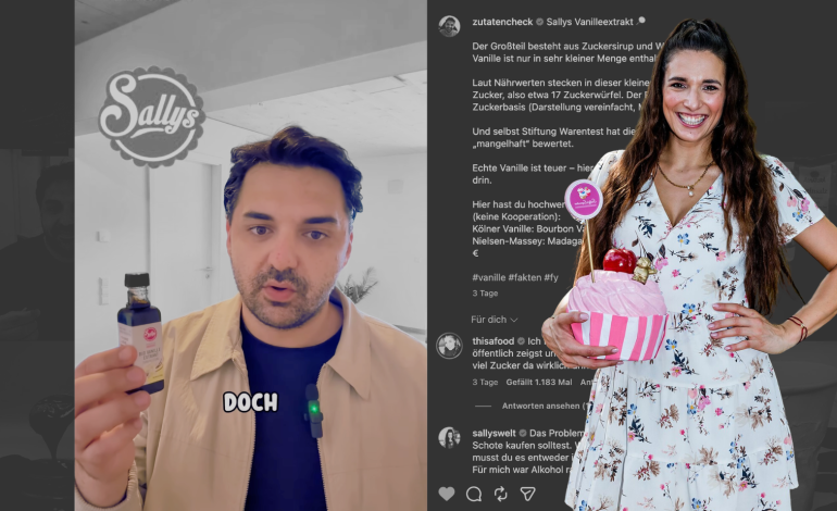 fakten vs. image zutatencheck kritisiert sallys welt