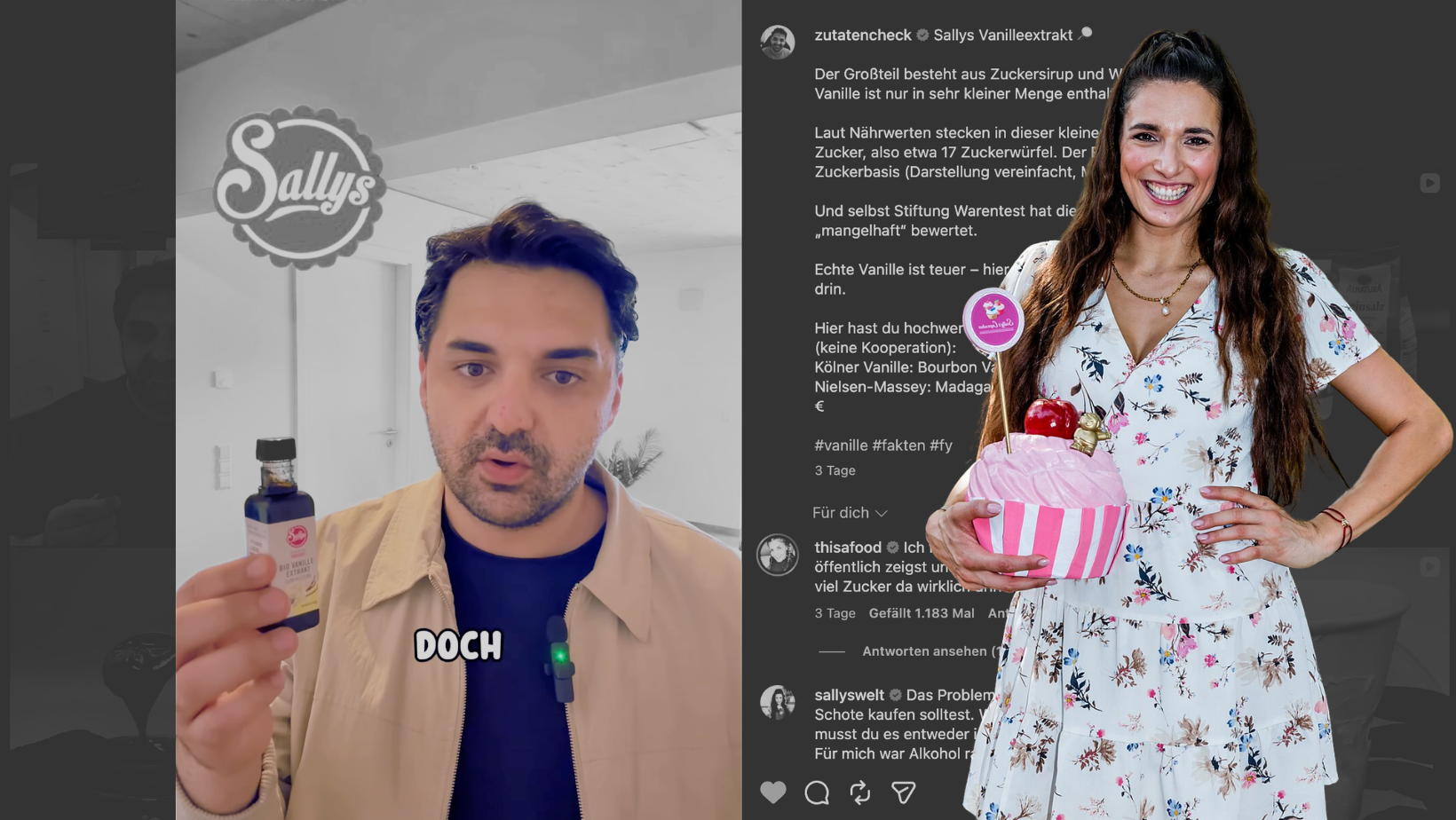 Fakten vs. Image: Zutatencheck kritisiert Sallys Welt